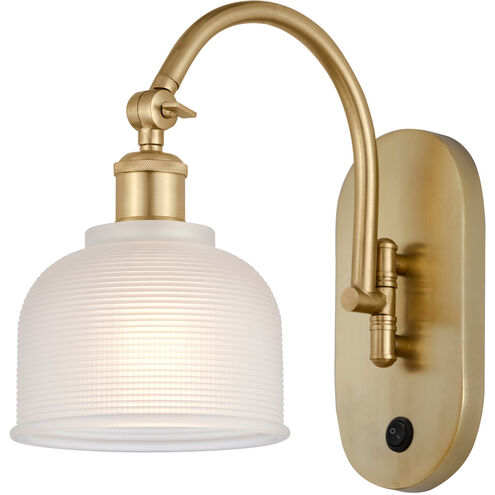 Ballston Dayton LED 6 inch Satin Gold Sconce Wall Light