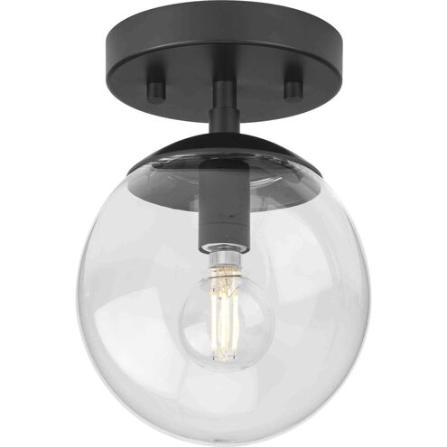 Atwell 1 Light 5.87 inch Matte Black Semi-flush Ceiling Light