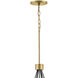 Astrid 11 Light 33.5 inch Deluxe Gold with Metallic Matte Bronze Indoor Chandelier Ceiling Light