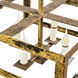 New Traditional 4 Light Old Gold Chandelier Ceiling Light