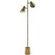 Josephine 60.5 inch 40.00 watt Antique Brass Floor Lamp Portable Light