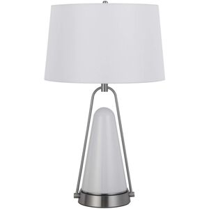 Birchmore 28.75 inch 100.00 watt Brushed Steel Table Lamp Portable Light