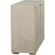 Adeline Light Cream and Faux Shagreen and Light Maple Cabinet
