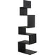Laszlo Matte Black Bookcase