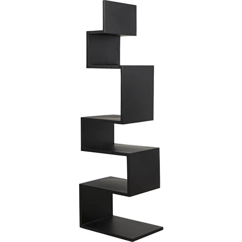 Laszlo Matte Black Bookcase
