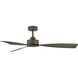 Coastal Elements Iver 56 inch Metallic Matte Bronze Fan, Dual Mount