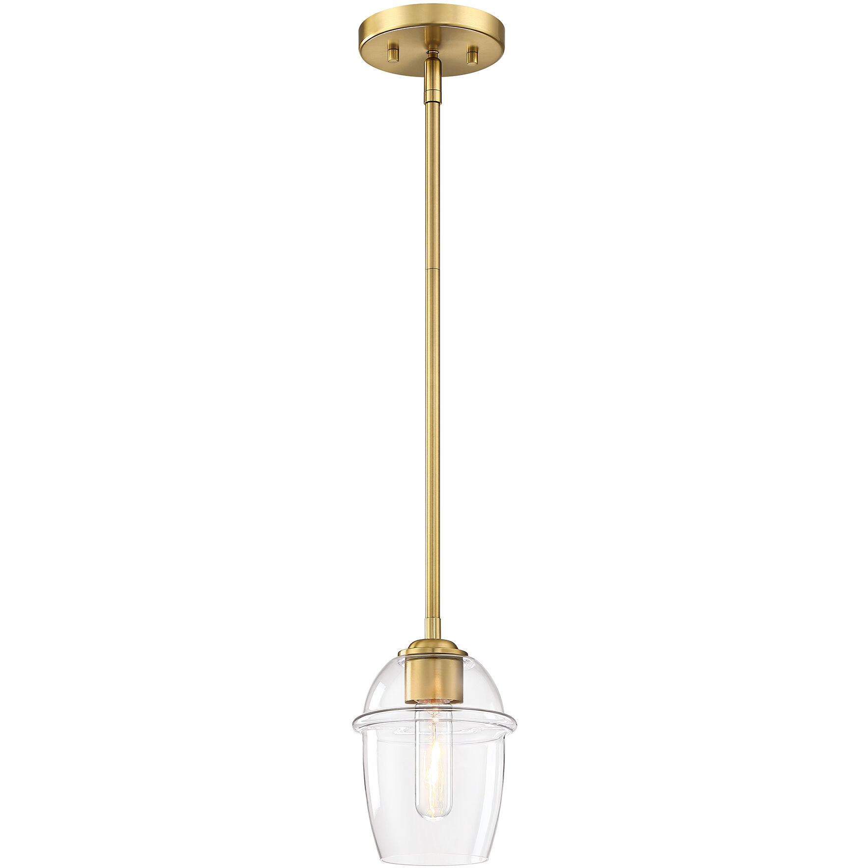Summer Jazz 1 Light 5.5 inch Brushed Gold Pendant Ceiling Light