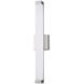 Acryluxe Collection - Mio 1 Light 25.5 inch Brushed Nickel Bath Vanity Light Wall Light