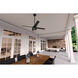 Spring Mill 52 inch Matte Black Outdoor Ceiling Fan