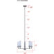 Benson 5 Light 23 inch Brushed Nickel Chandelier Ceiling Light