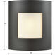 Bella 1 Light 10 inch Oil Rubbed Bronze Outdoor Wall Sconce