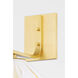 Saranac 1 Light 9 inch Aged Brass Wall Sconce Wall Light