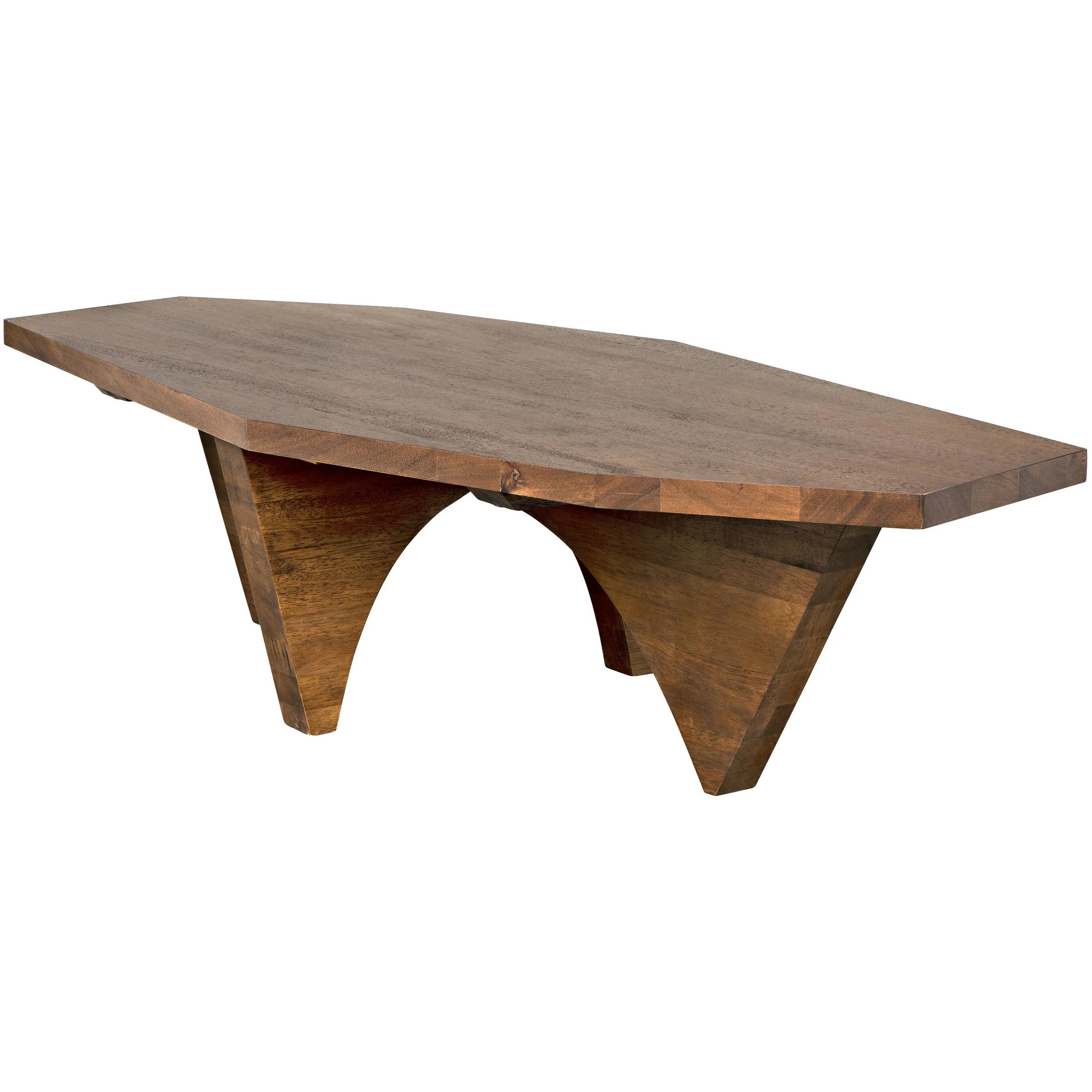 Gadling 72 X 35 inch Dark Walnut Coffee Table
