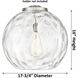 Ballston Athens Water Glass 1 Light 18 inch Antique Brass Pendant Ceiling Light
