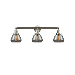 Franklin Restoration Fulton 3 Light 30.00 inch Bathroom Vanity Light