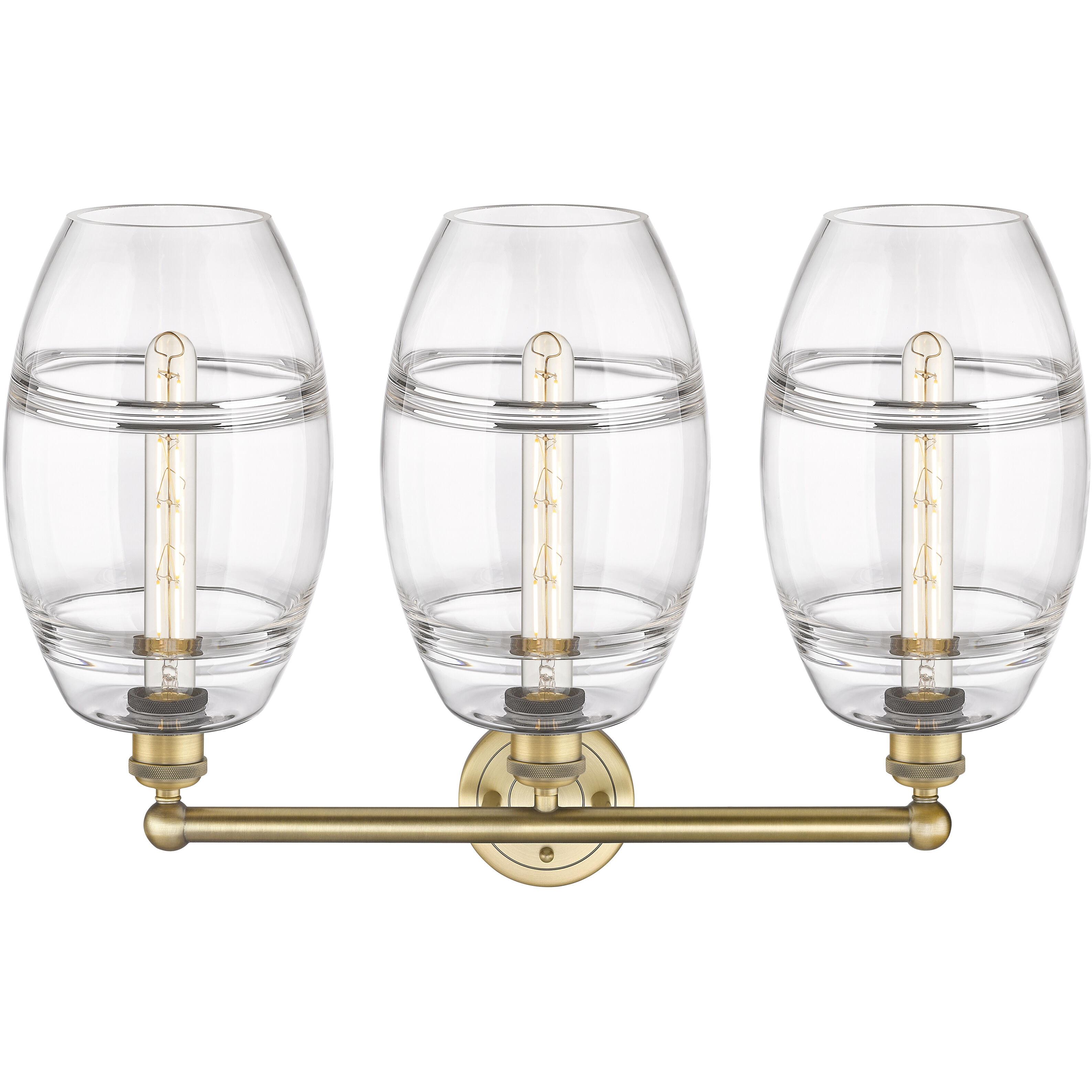 Edison Vaz 3 Light 26 inch Brushed Brass Bath Vanity Light Wall Light