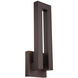 Forq LED 18 inch Bronze Outdoor Wall Light in 18in.