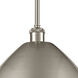 Ballston Dome LED 16 inch Brushed Satin Nickel Pendant Ceiling Light