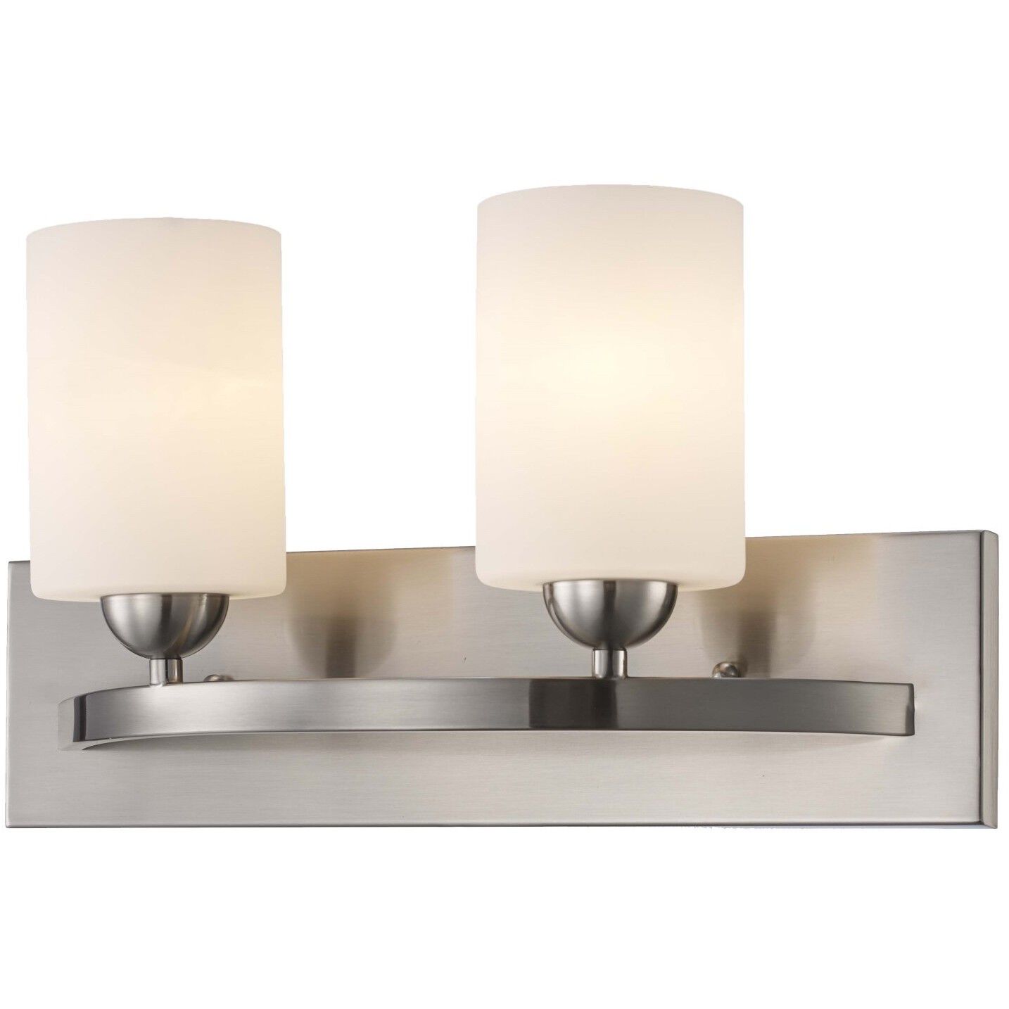 Moonlight 2 Light 17 inch Brushed Nickel Reversible Bath Vanity Bar Wall Light