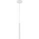 Forest LED 4.75 inch Matte White Pendant Ceiling Light in 1, 2, Matte White Steel