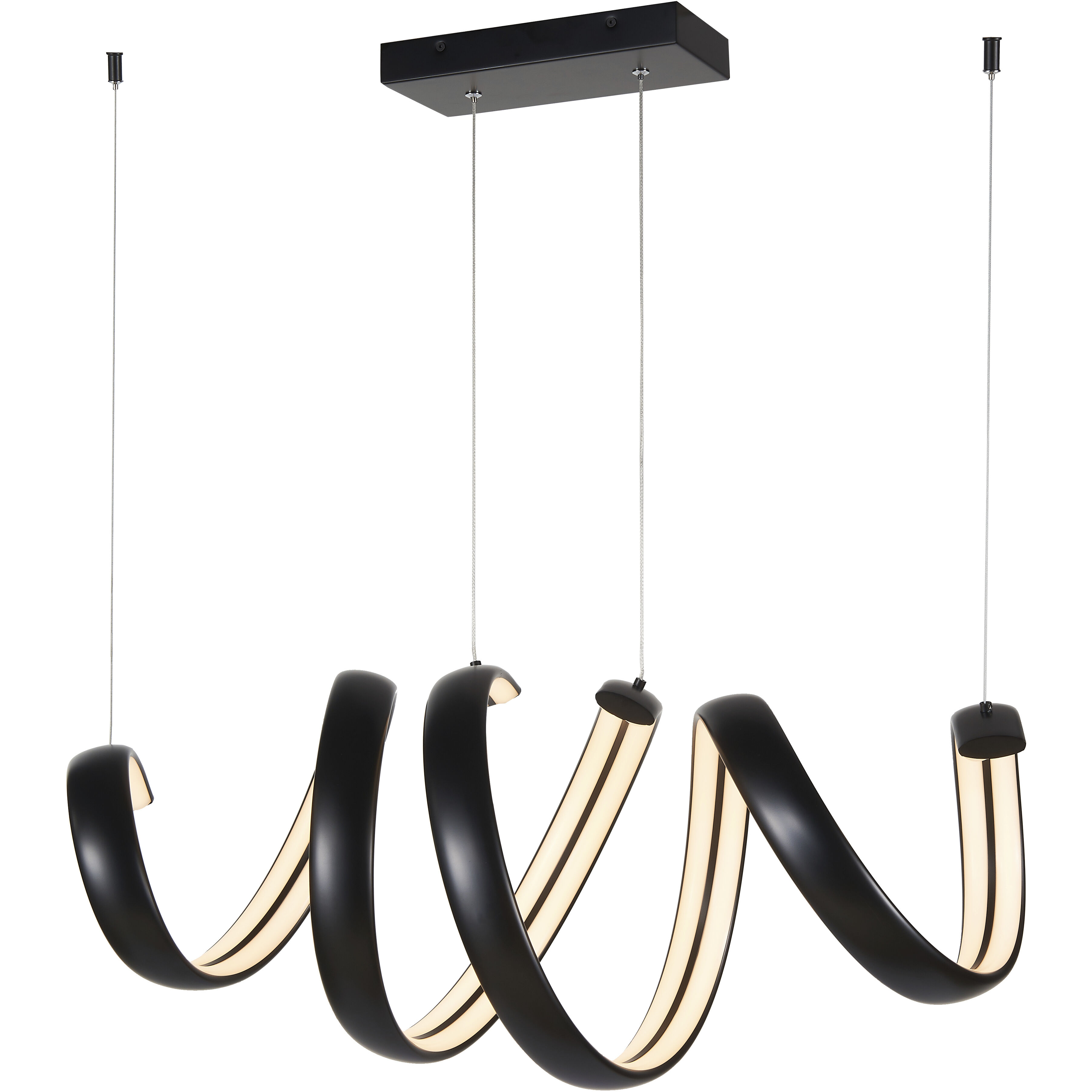 Sling LED 14.5 inch Matte Black Pendant Ceiling Light