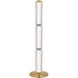 Ramona 43 inch 30 watt Aged Brass Floor Lamp Portable Light