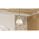Haze 1 Light 10.5 inch Polished Chrome Mini Pendant Ceiling Light, Small
