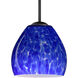 Bolla 1 Light Black Cord Pendant Ceiling Light
