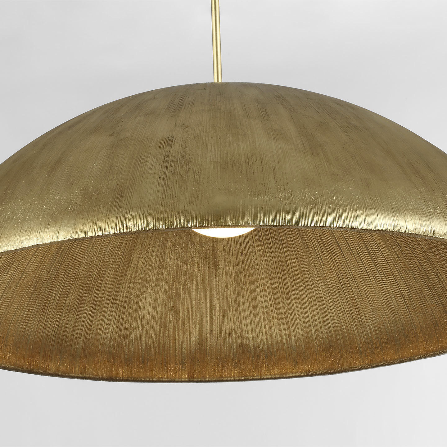 Kelly Wearstler Utopia LED 48 inch Gild Sculpted Pendant Ceiling Light