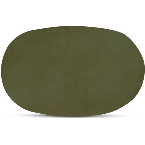 Albers 17.75 inch Green Garden Stool, Outdoor