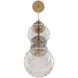 Avra LED 5 inch Aged Brass Pendant Ceiling Light