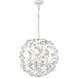 Circeo 4 Light 19 inch Antique White Chandelier Ceiling Light