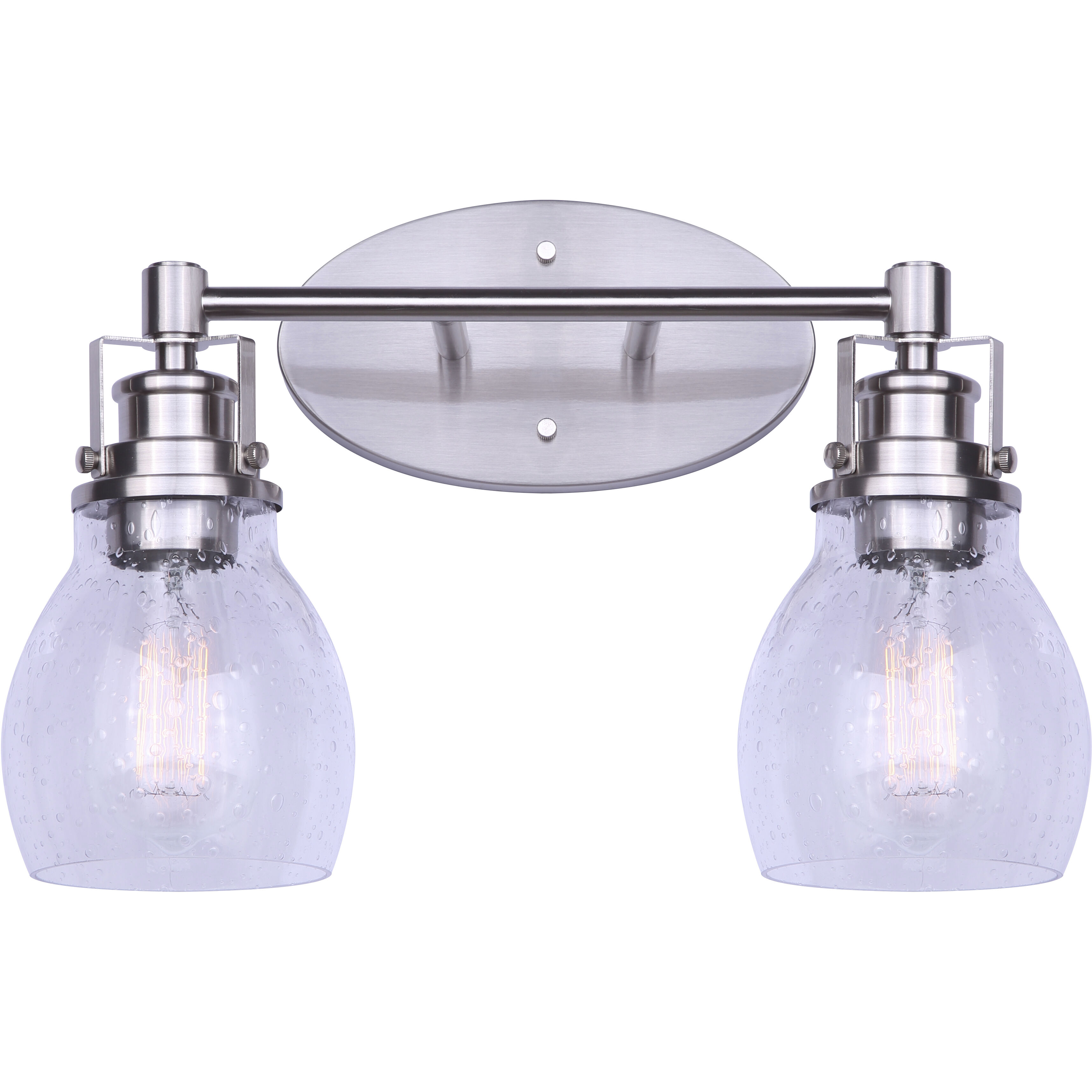 Carson 2 Light 16 inch Brushed Nickel Vanity Light Wall Light