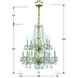 Traditional Crystal 12 Light 26 inch Polished Brass Chandelier Ceiling Light in Clear Spectra