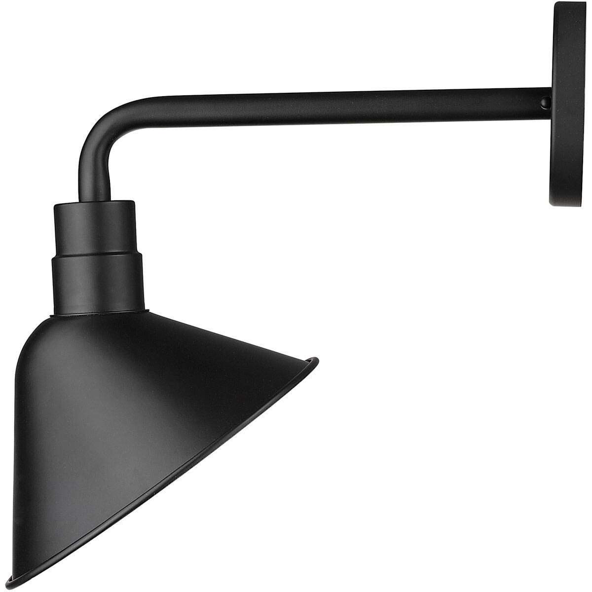 Fuller 1 Light 17 inch Matte Black Exterior Wall Mount