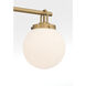 Ortesa 3 Light 24 inch Legacy Brass Vanity Wall Light