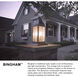 Heritage Bingham Outdoor Wall Mount Lantern in Sienna, Non-LED, Large