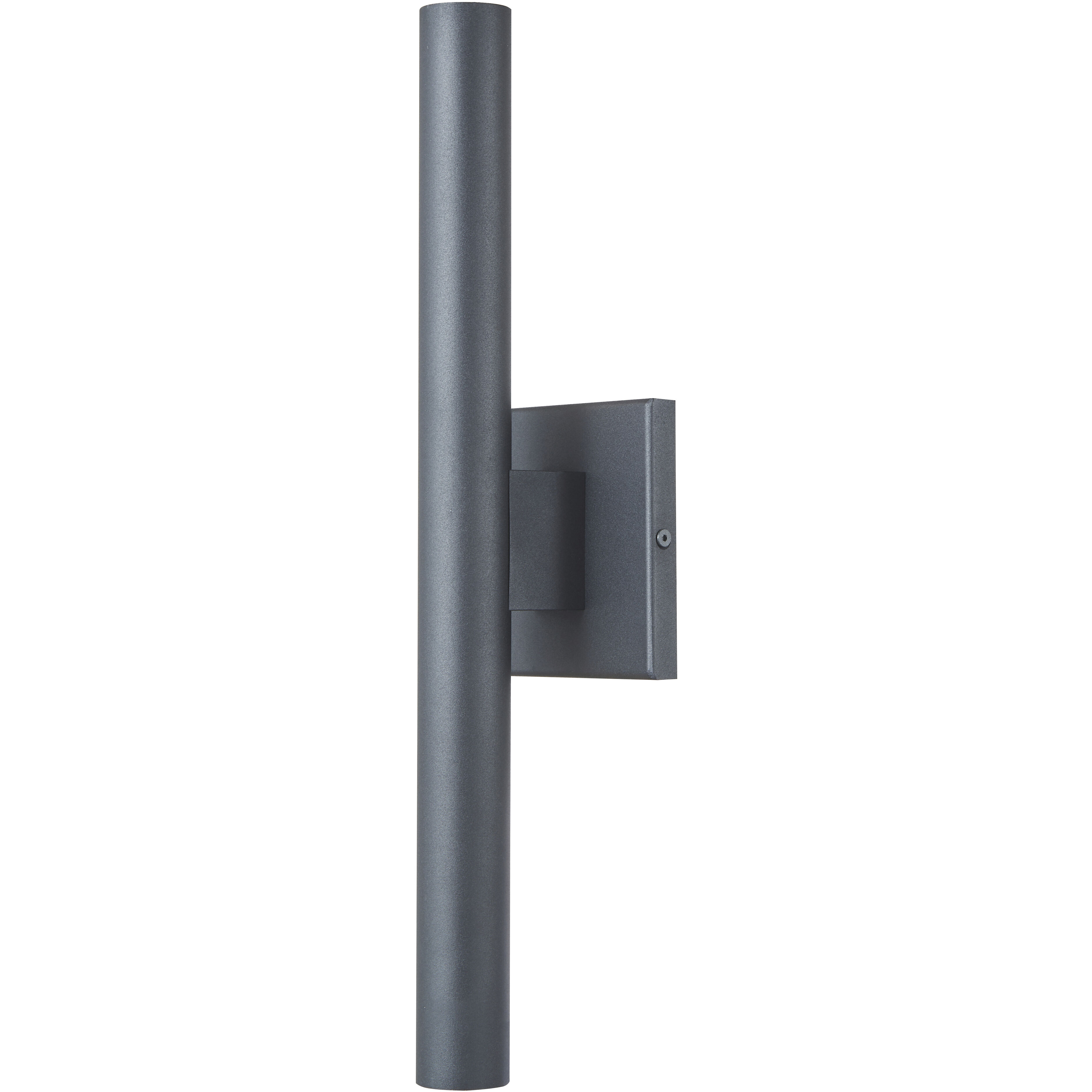 Obelisk LED 18 inch Matte Black Outdoor Wall Light