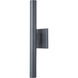 Obelisk LED 18 inch Matte Black Outdoor Wall Light