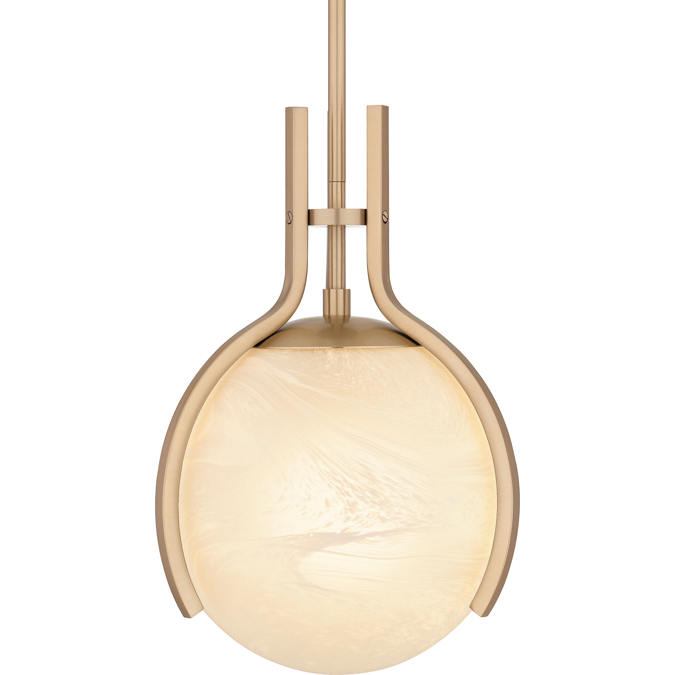 Orbit 1 Light 11.25 inch Bronze Gold Pendant Ceiling Light