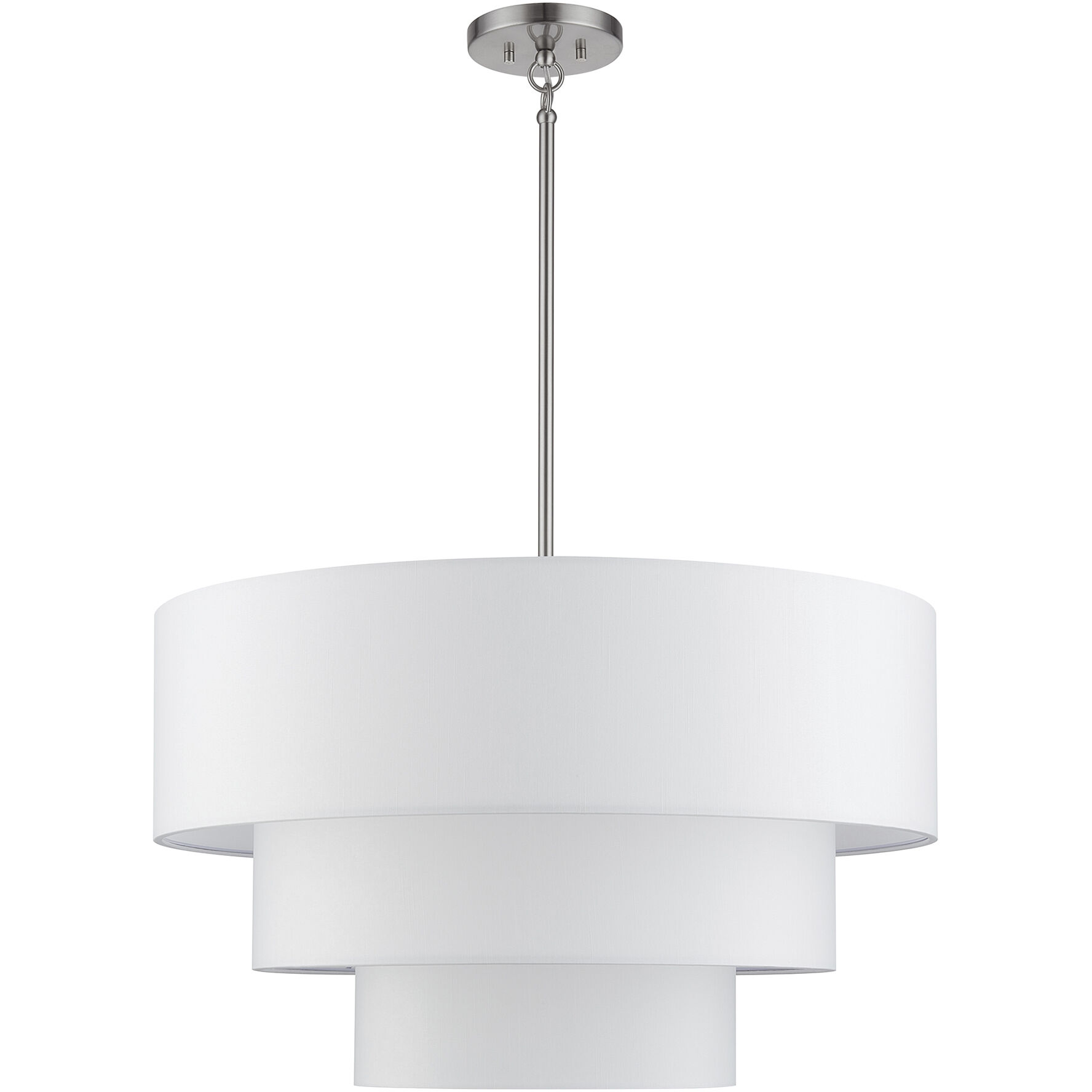 Manorwood 5 Light 28 inch Brushed Nickel Pendant Chandelier Ceiling Light