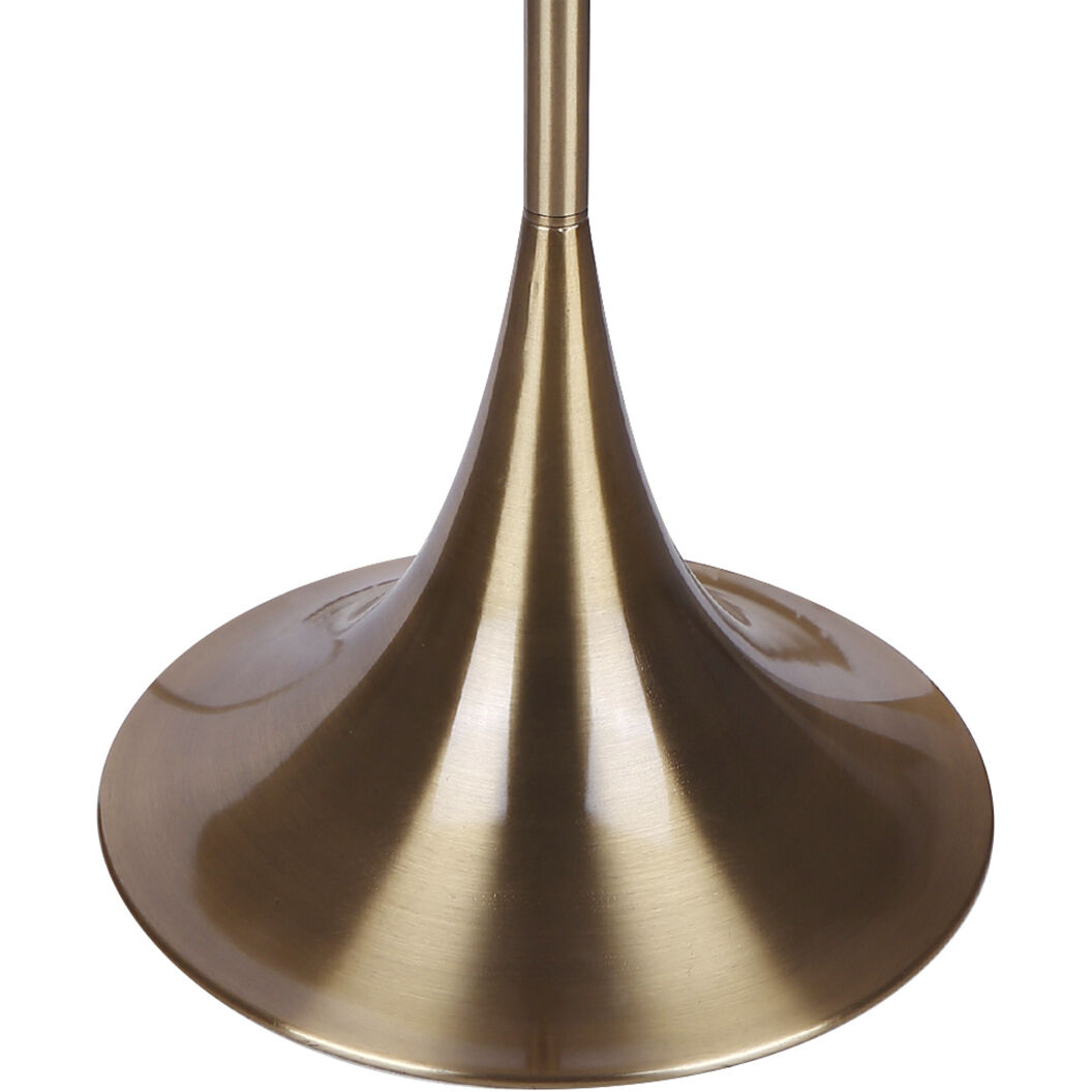 Clara 61 inch 100.00 watt Gold Floor Lamp Portable Light