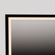 Dusk 36 X 36 inch Black LED Lighted Mirror, Vanita by Oxygen