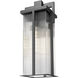 Fortis 3 Light 30.75 inch Sand Black Outdoor Wall Light