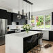 Modella LED 39.25 inch Black Linear Island Pendant Ceiling Light