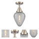 Franklin Restoration Geneseo LED 7 inch Brushed Satin Nickel Flush Mount Ceiling Light