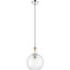 Downtown Urban Astor 1 Light 10 inch Polished Nickel Mini Pendant Ceiling Light