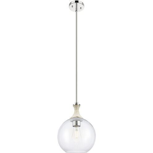 Downtown Urban Astor 1 Light 10 inch Polished Nickel Mini Pendant Ceiling Light