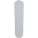 myFanimation Matte White 25.87 inch Each Fan Blades