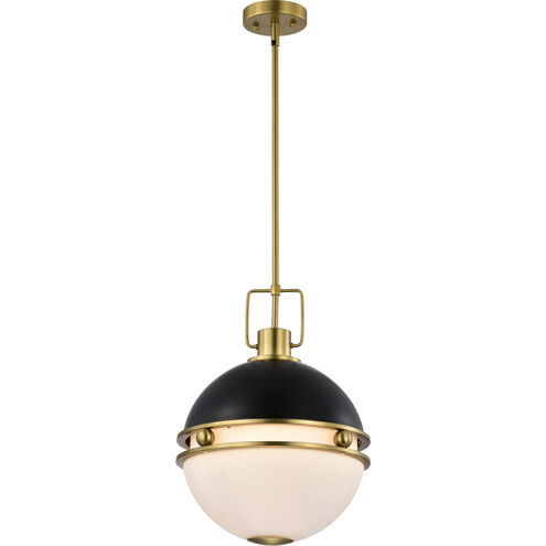 Everton 2 Light 14 inch Matte Black Pendant Ceiling Light
